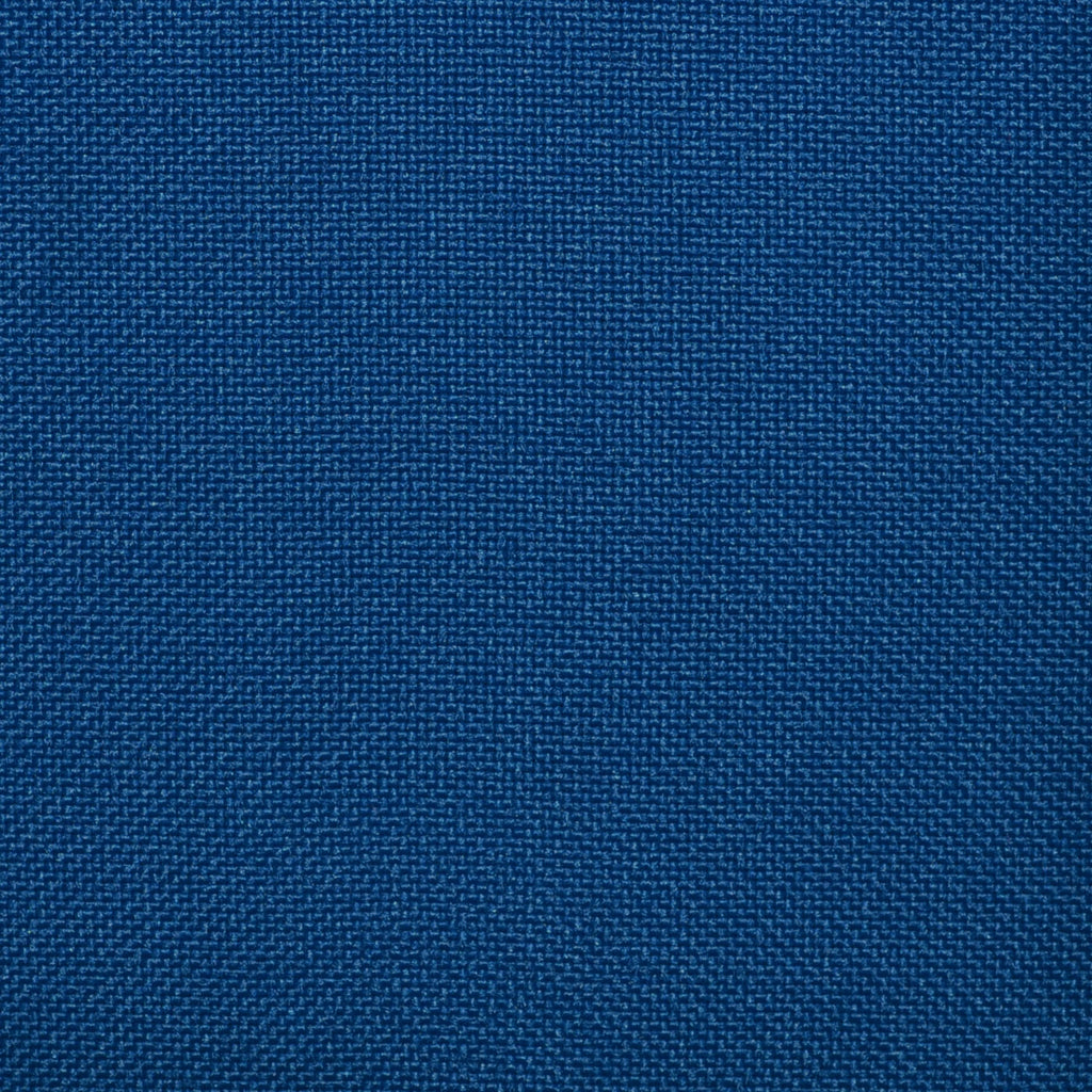 Bright Blue Hopsack 100% Polyester Suiting