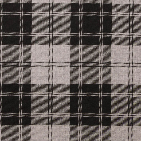 Douglas Grey Modern Tartan T-Shirt Half of Me - Cross Style main image 1