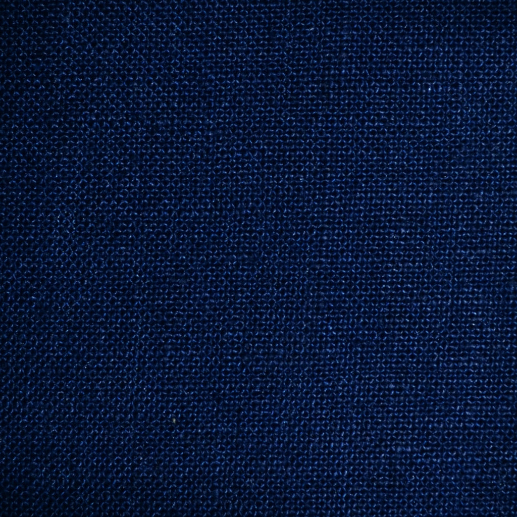 Bright Navy Blue Plain Weave 100% Linen