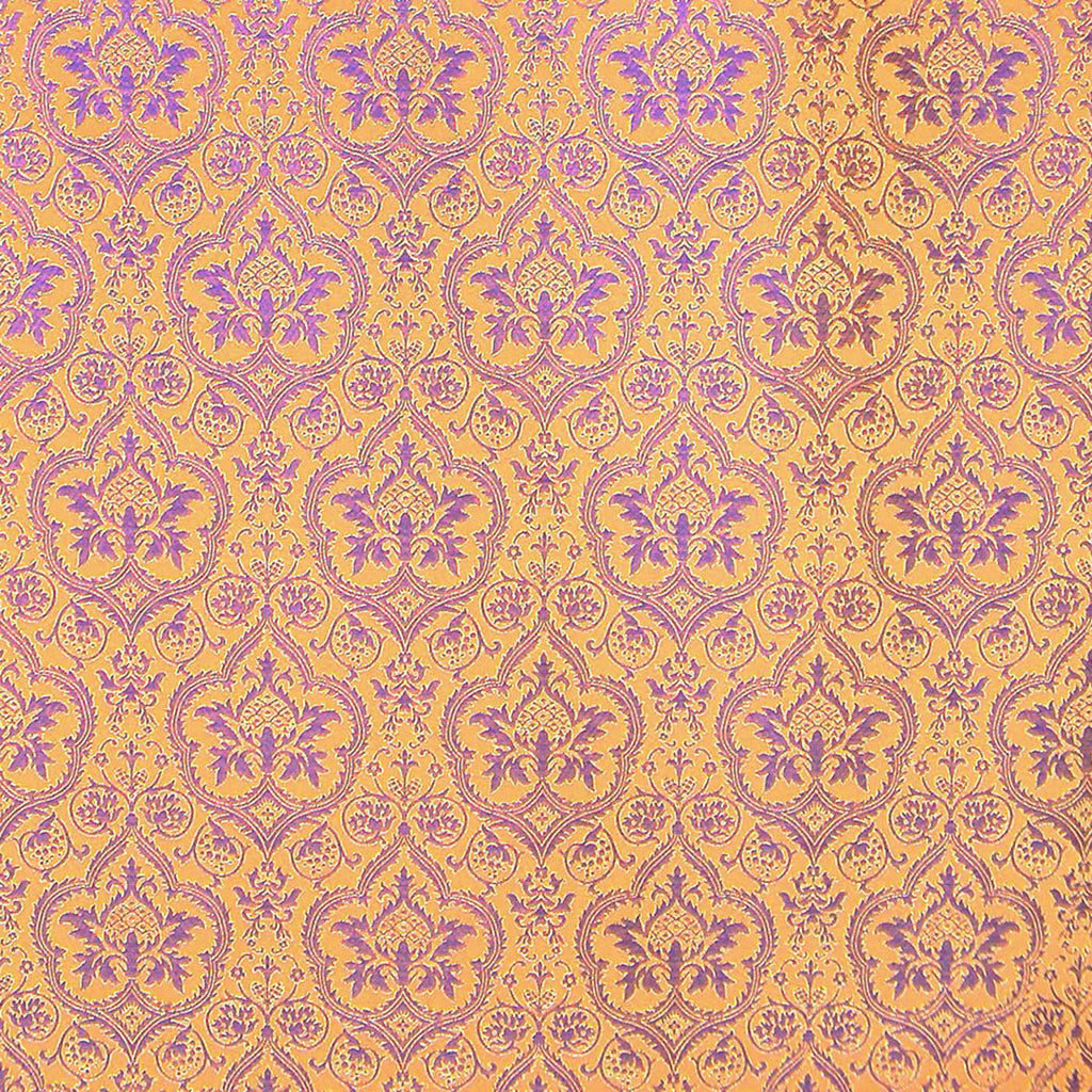 Violet and Gold 15th Century Florentine Design Brocade Jacketing