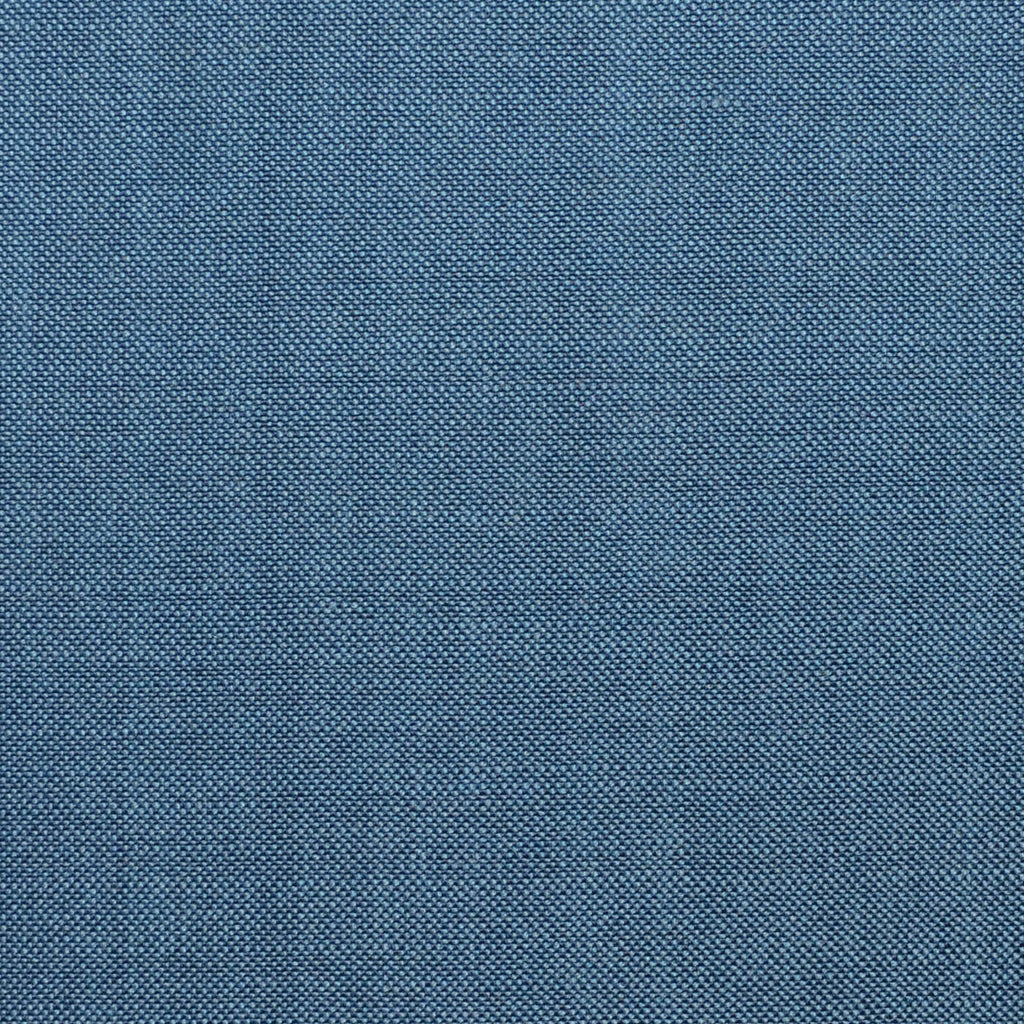 Airforce Blue Contrast Super 100's Wool & Kid Mohair Suiting By Holland & Sherry