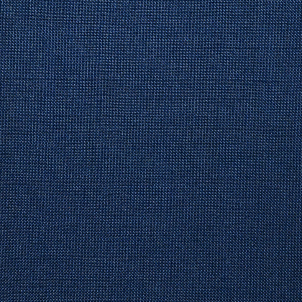 Navy Solid Super 100's Wool & Kid Mohair Suiting By Holland & Sherry