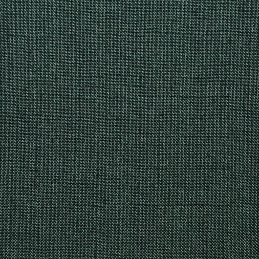 Forest Green Solid Super 100's Wool & Kid Mohair Suiting By Holland & Sherry