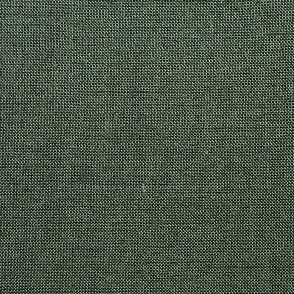 Fern Green Solid Super 100's Wool & Kid Mohair Suiting By Holland & Sherry