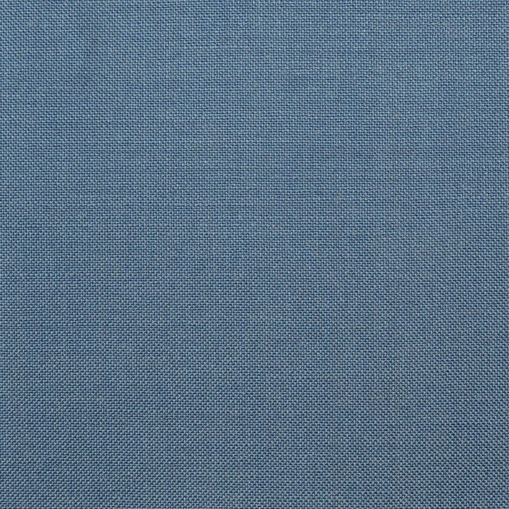 Slate Blue Solid Super 100's Wool & Kid Mohair Suiting By Holland & Sherry