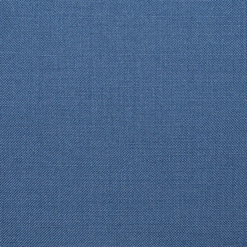Mid Blue Solid Super 100's Wool & Kid Mohair Suiting By Holland & Sherry