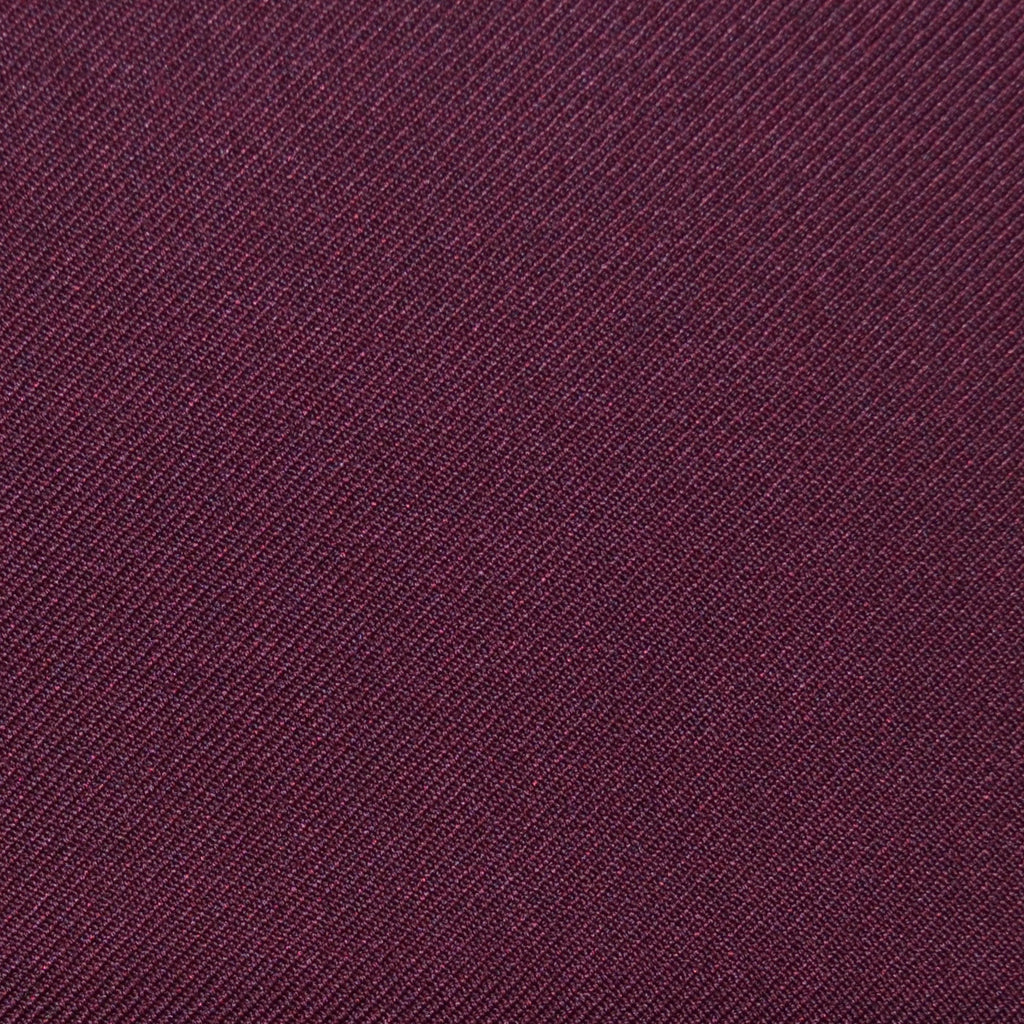 Maroon Twill Super 100's Wool Blend Suiting