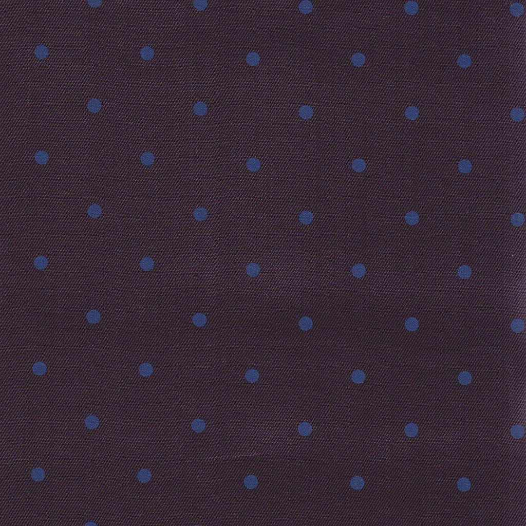 Plum with Blue Spot Lining