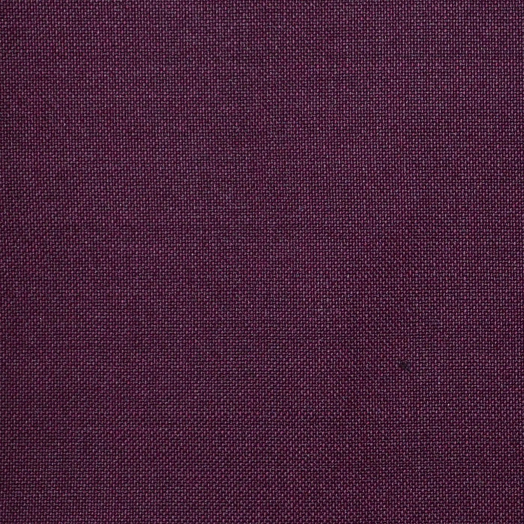 Maroon Solid Super 100's Wool & Kid Mohair Suiting By Holland & Sherry