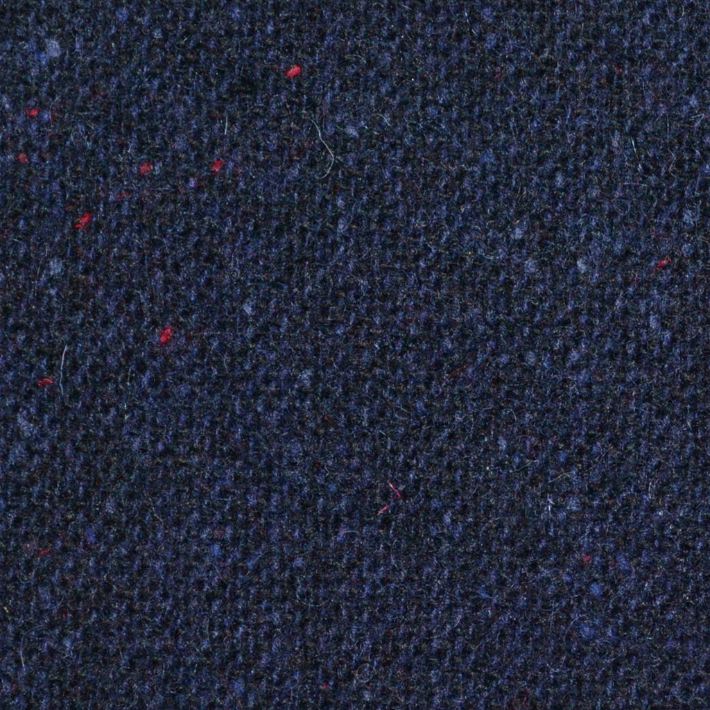 Dark Navy Blue All Wool Irish Donegal Tweed
