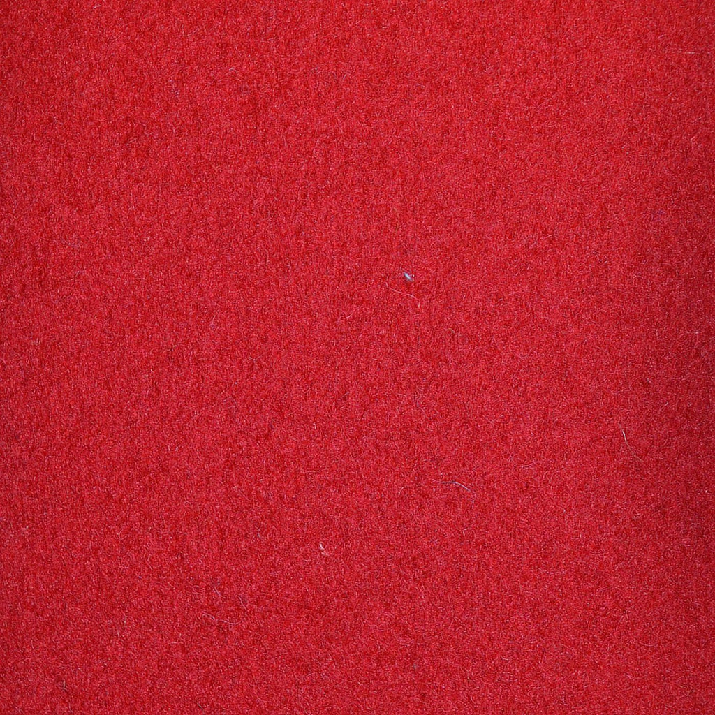 Cherry Red Melton Wool Coating