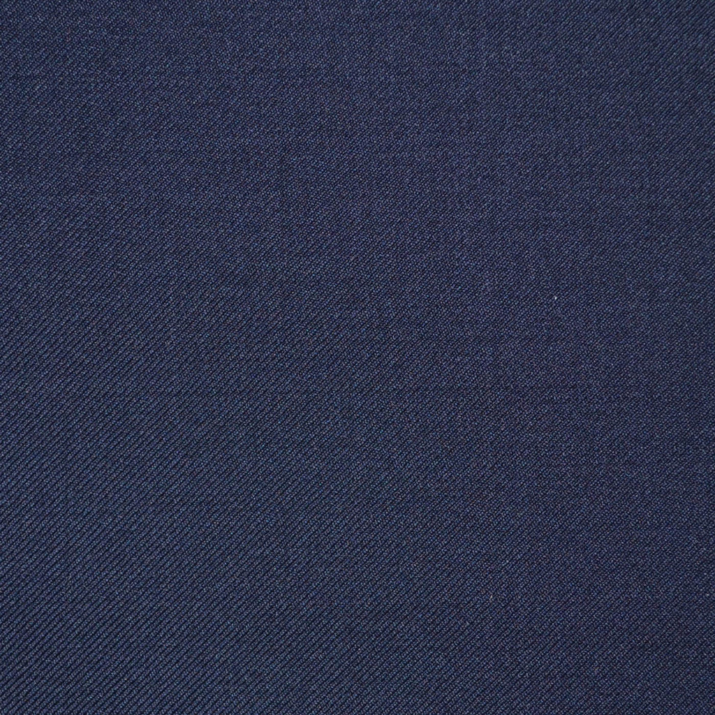 Dark Navy Blue Plain Twill Super 110's Italian Wool Suiting