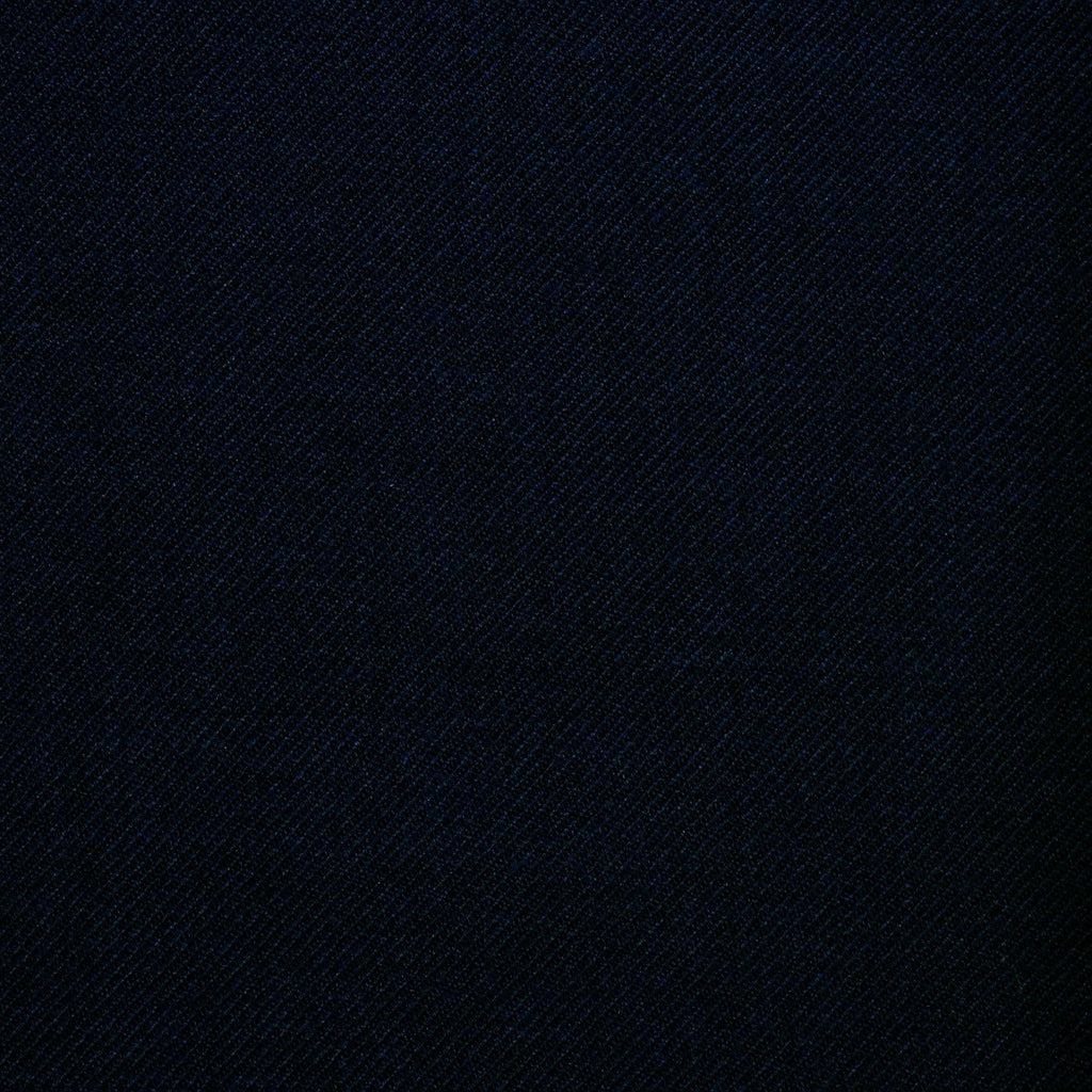 Dark Navy Blue Twill All Wool Suiting
