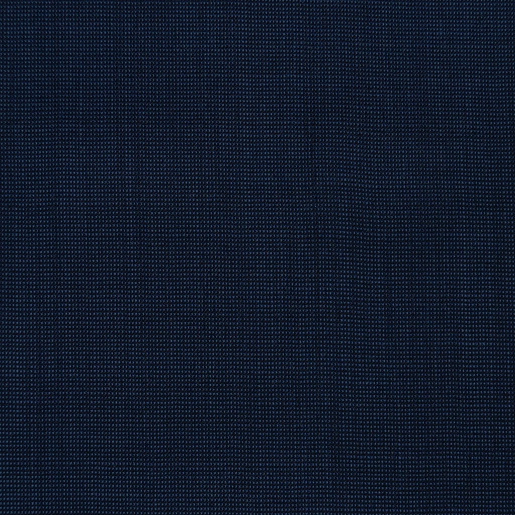 Dark Navy Blue Nailhead/Tick Super 120's All Wool Suiting