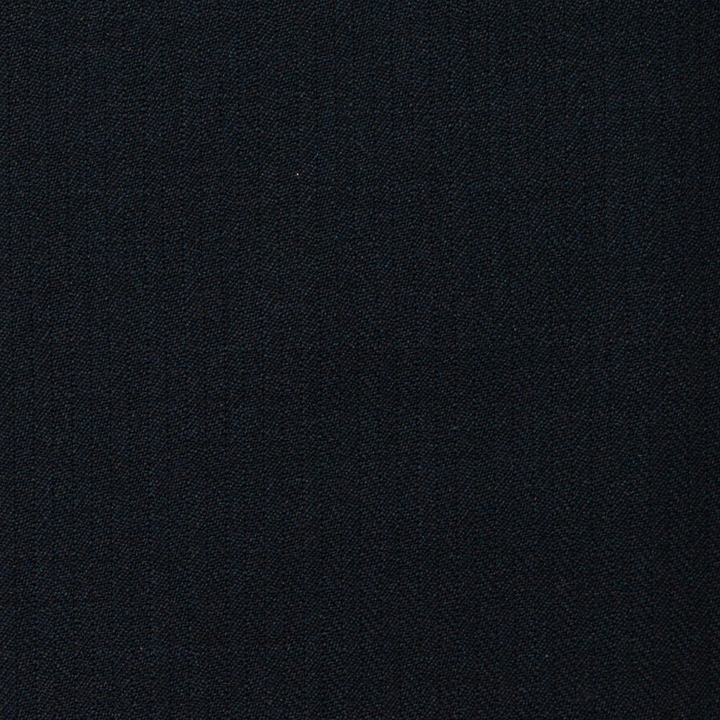 Dark Navy Blue Narrow Herringbone Super 120's All Wool Suiting