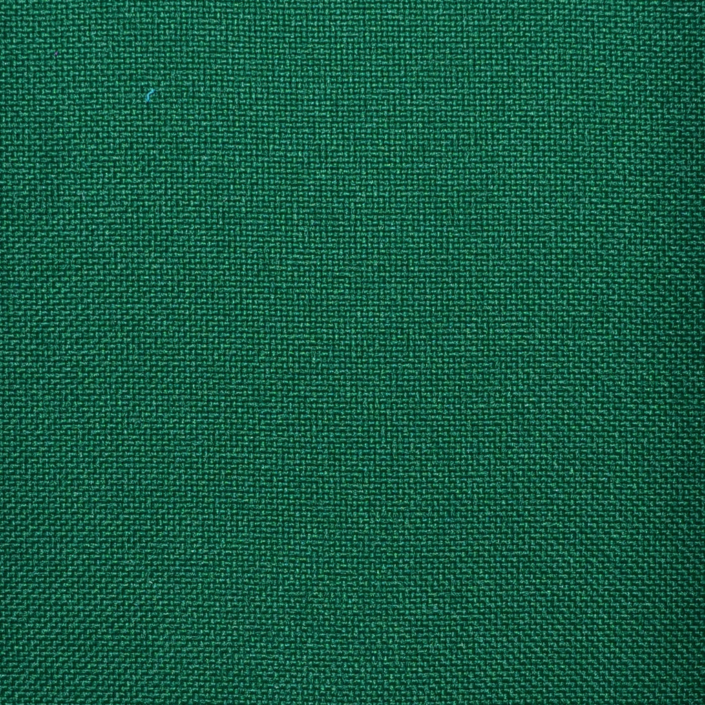 Emerald Green Hopsack 100% Polyester Suiting