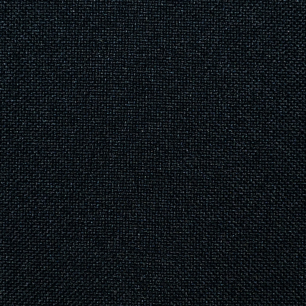 Black Hopsack 100% Polyester Suiting