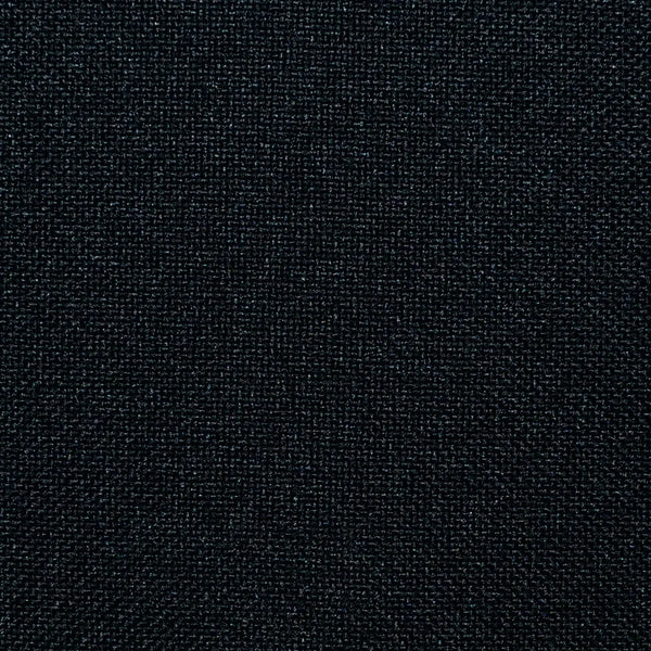 Black Hopsack 100% Polyester Suiting - Yorkshire Fabric