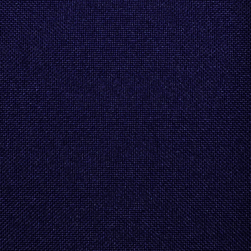 Dark Purple Black Hopsack 100% Polyester Suiting