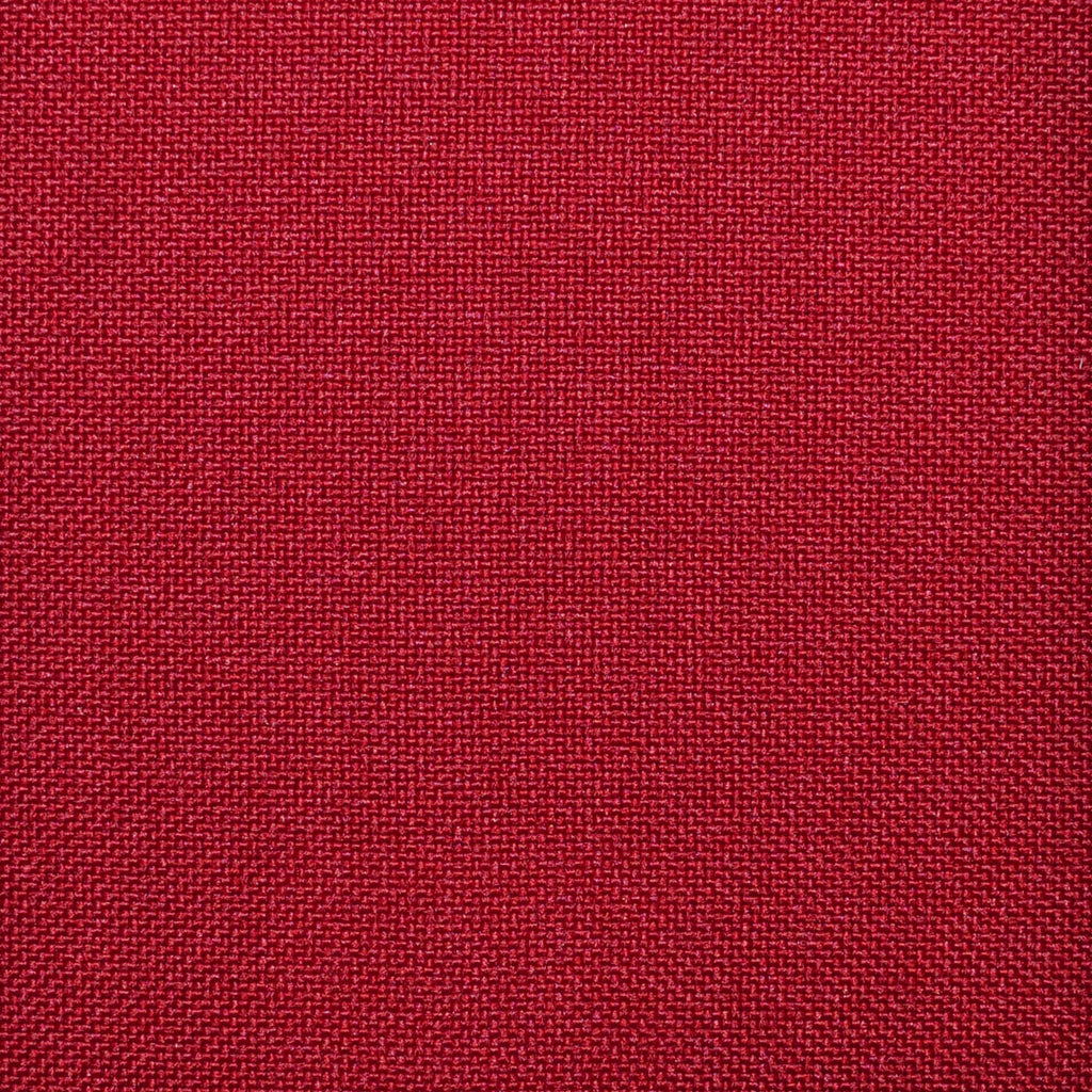 Dark Red Hopsack 100% Polyester Suiting