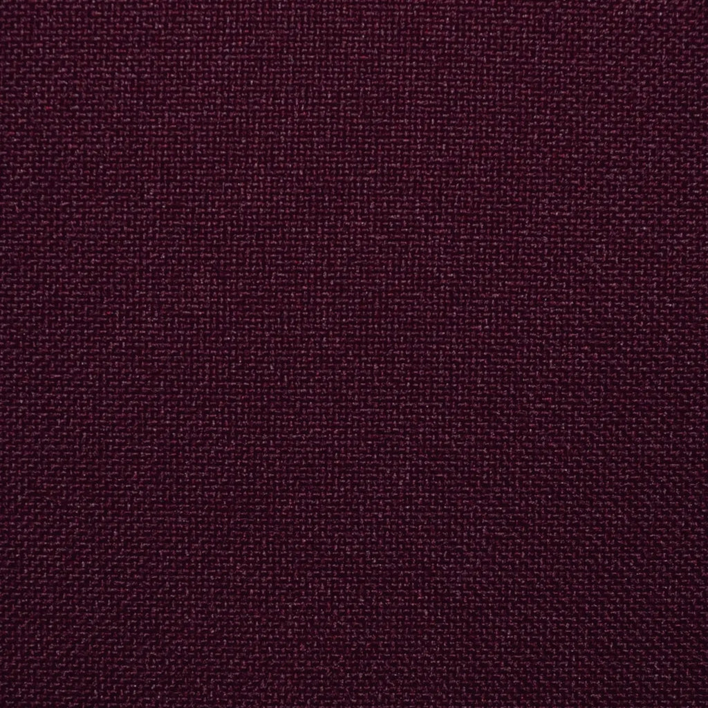 Maroon Hopsack 100% Polyester Suiting