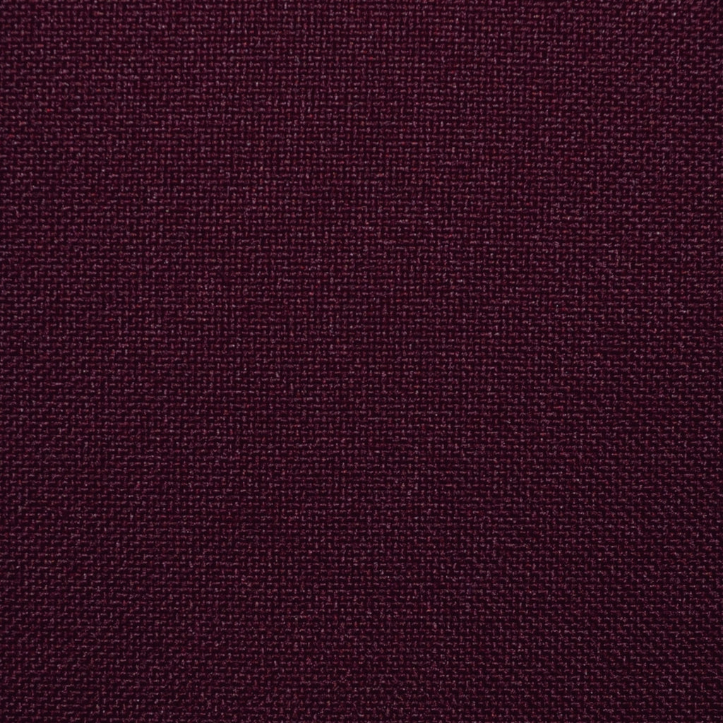 Maroon Hopsack 100% Polyester Suiting