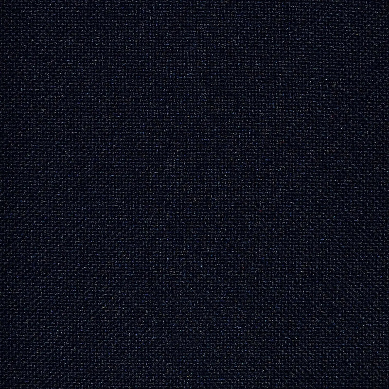 Dark Navy Blue Hopsack 100% Polyester Suiting