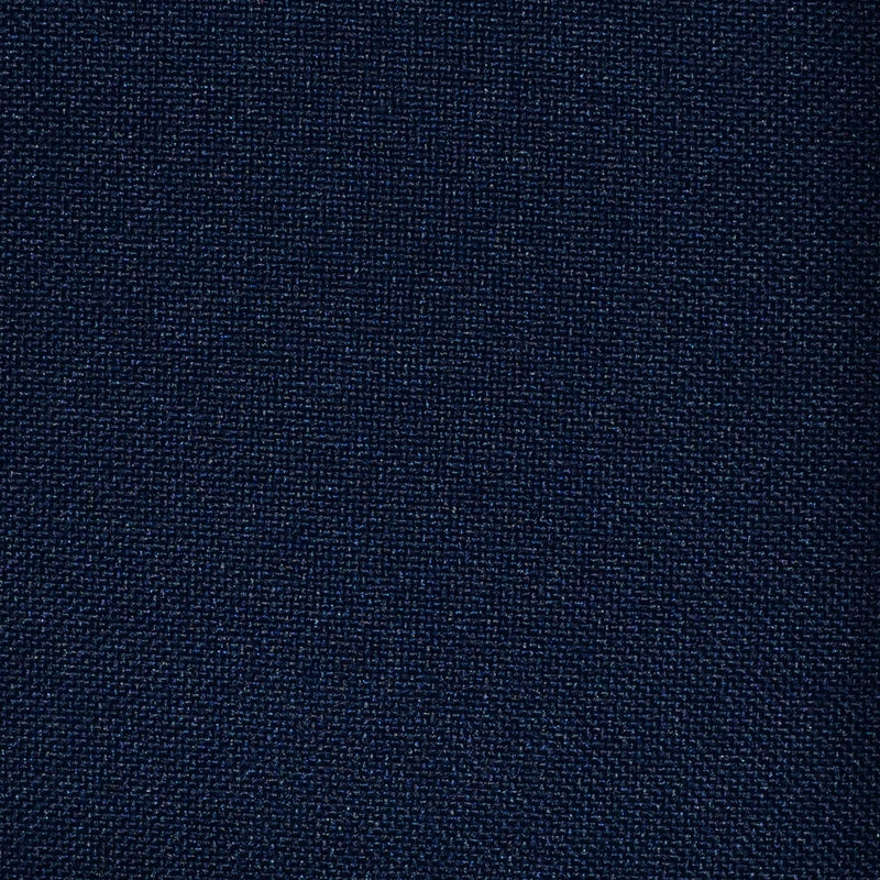 Navy Blue Hopsack 100% Polyester Suiting