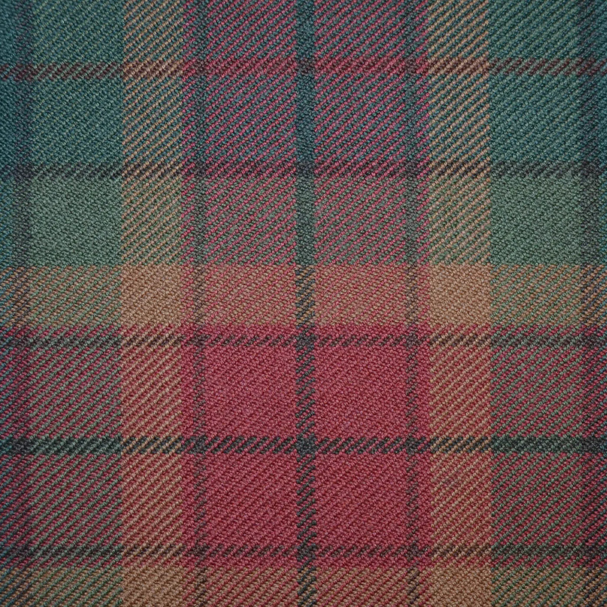 Copper All Wool Heavy Weight Tartan