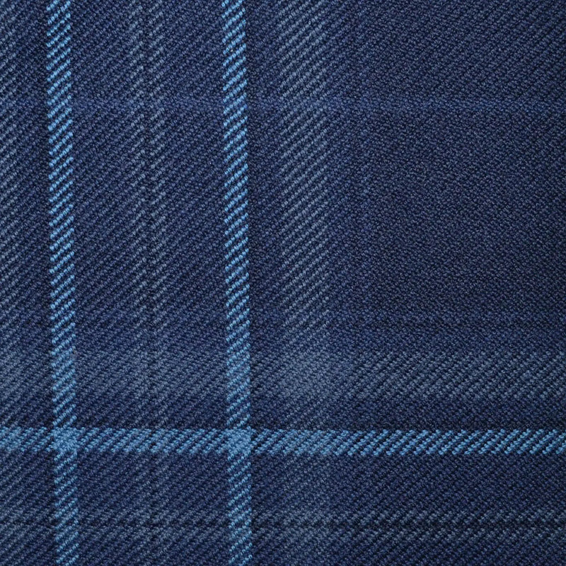 Kintyre Navy All Wool Heavy Weight Tartan