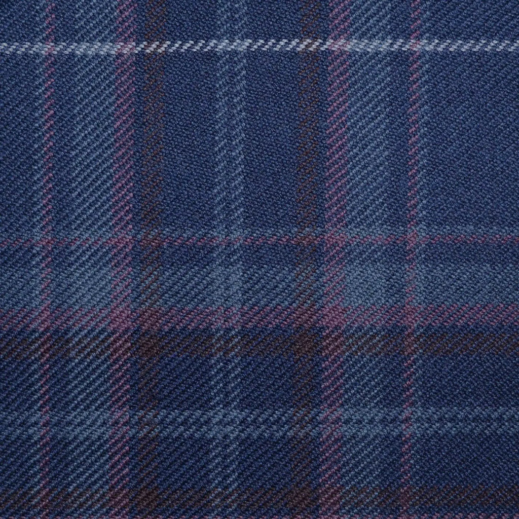 Kintyre Blue All Wool Heavy Weight Tartan