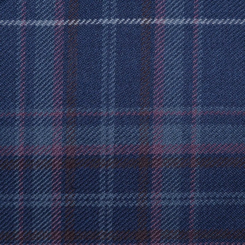 Kintyre Blue All Wool Heavy Weight Tartan
