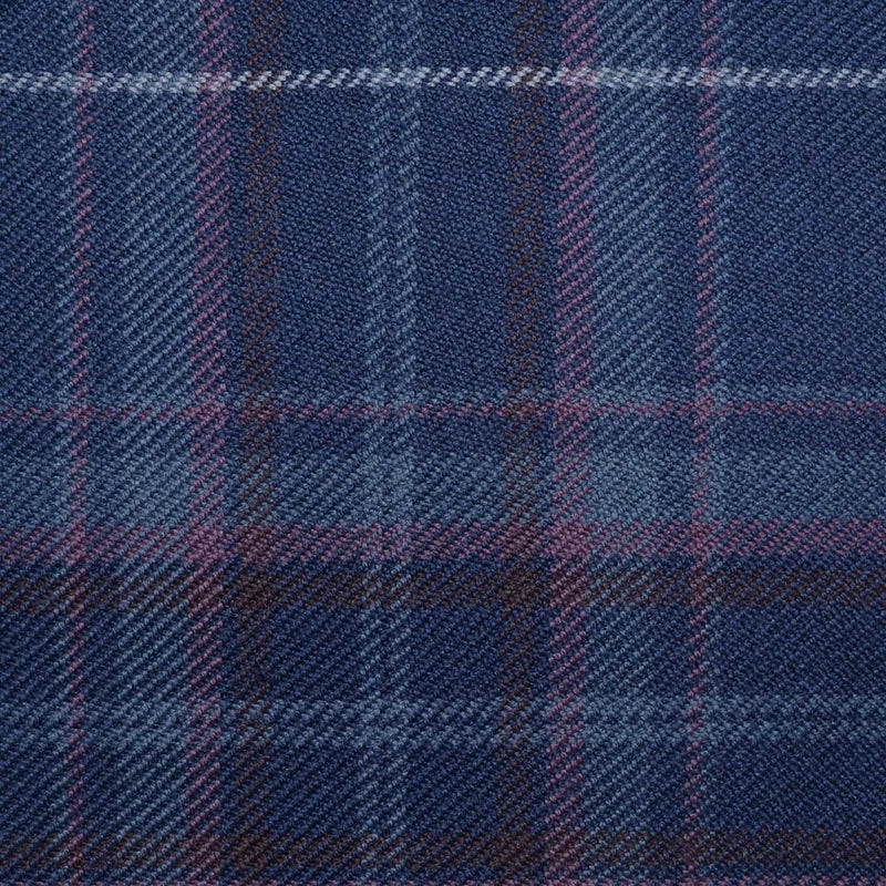 Kintyre Blue All Wool Heavy Weight Tartan