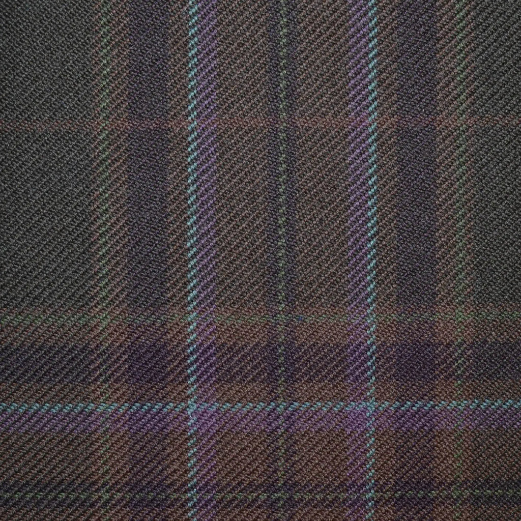 Kintyre Brown All Wool Heavy Weight Tartan