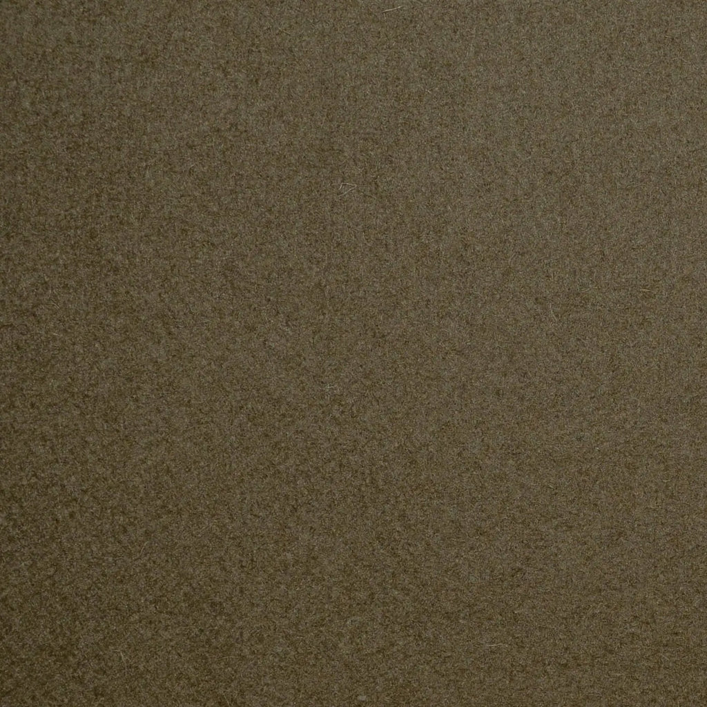 Khaki Soft Finish All Wool Melton Coating