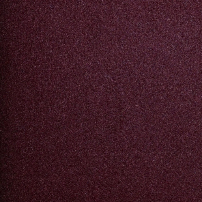 Maroon Soft Finish All Wool Melton Coating