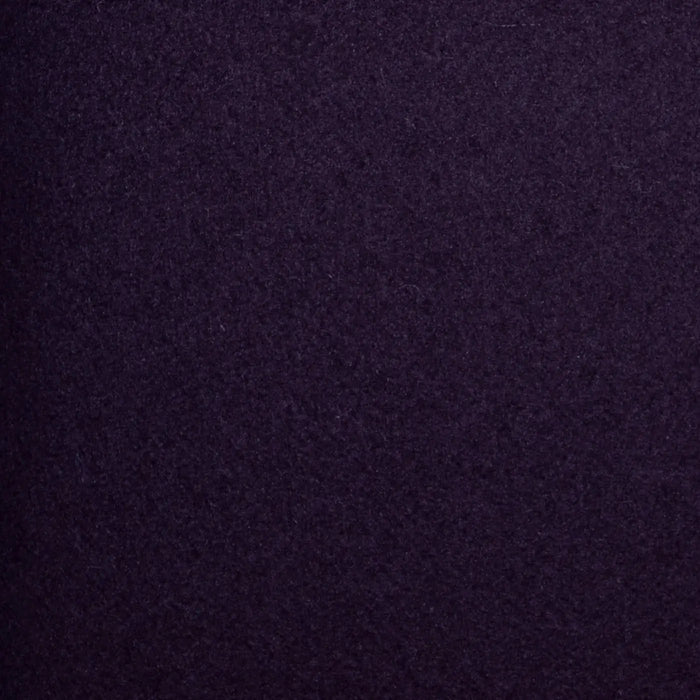 Plum Soft Finish All Wool Melton Coating