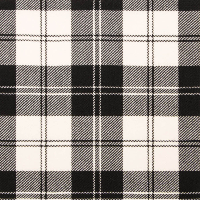 Erskine Black and White All Wool Light Weight Tartan