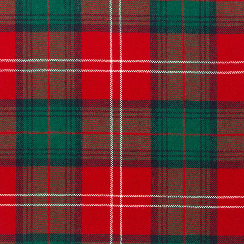 Chisholm Red Modern All Wool Light Weight Tartan