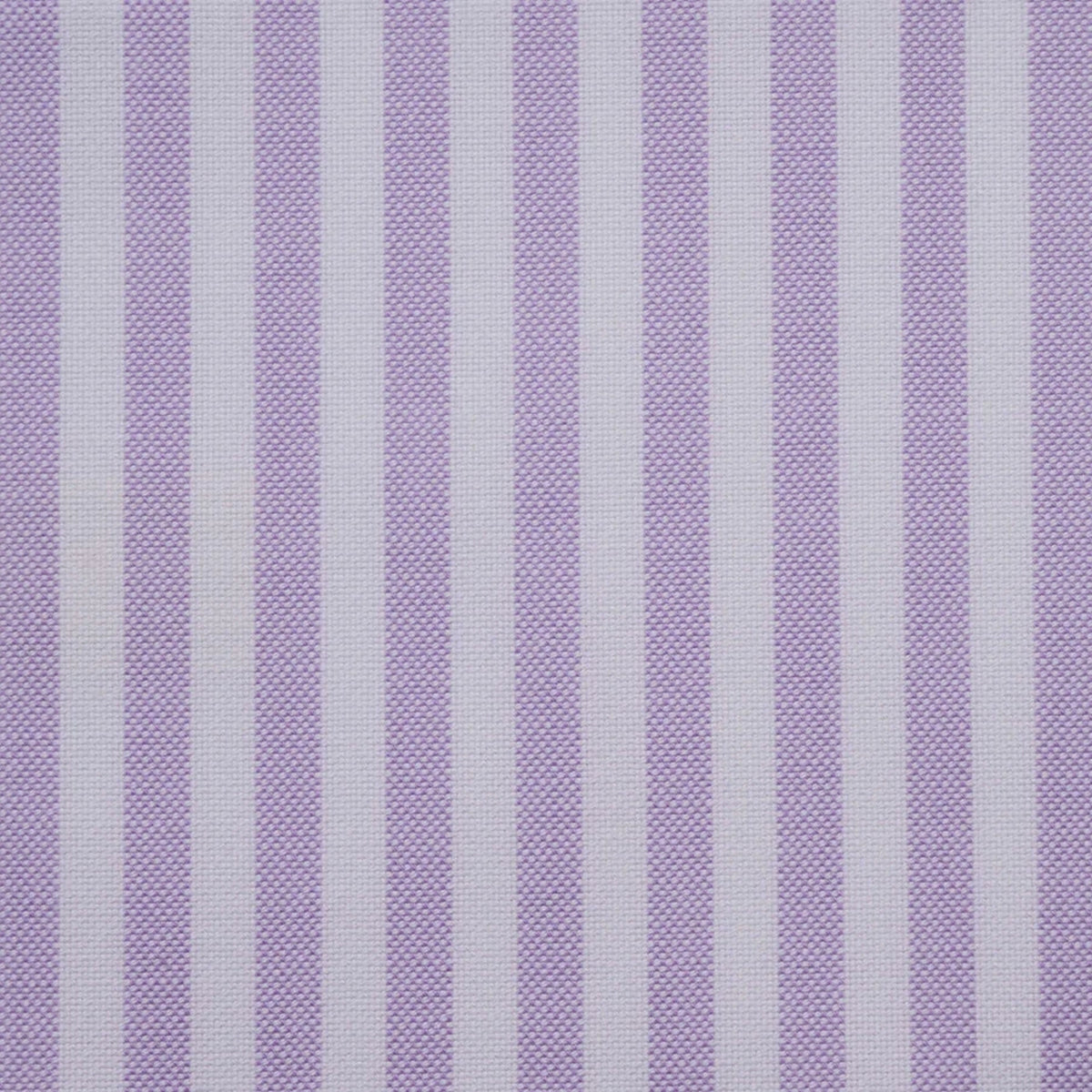 Lilac & White Stripe Oxford Cotton Shirting