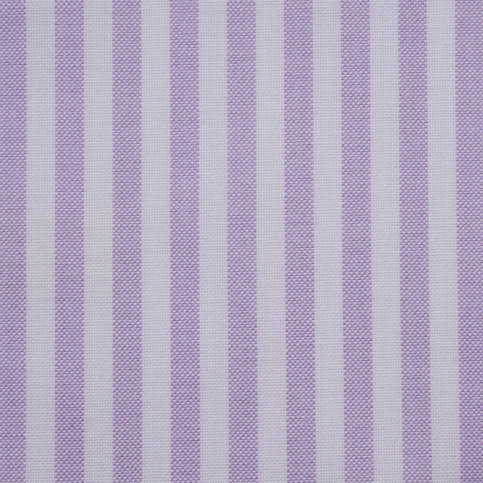 Lilac & White Stripe Oxford Cotton Shirting