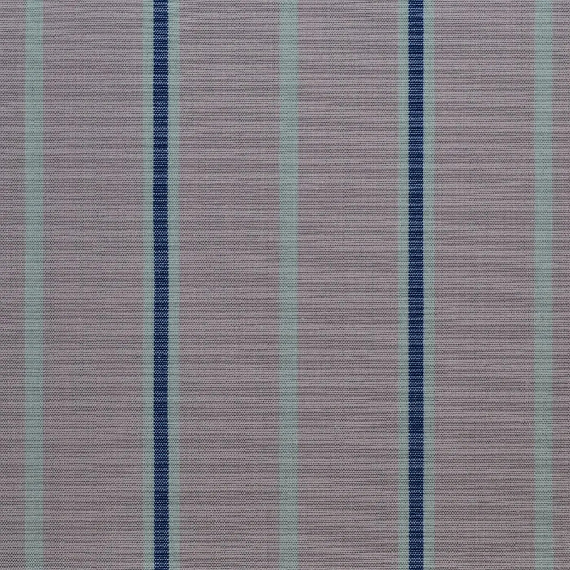 Pink with Dark Blue & White Stripe Cotton Shirting Yorkshire Fabric