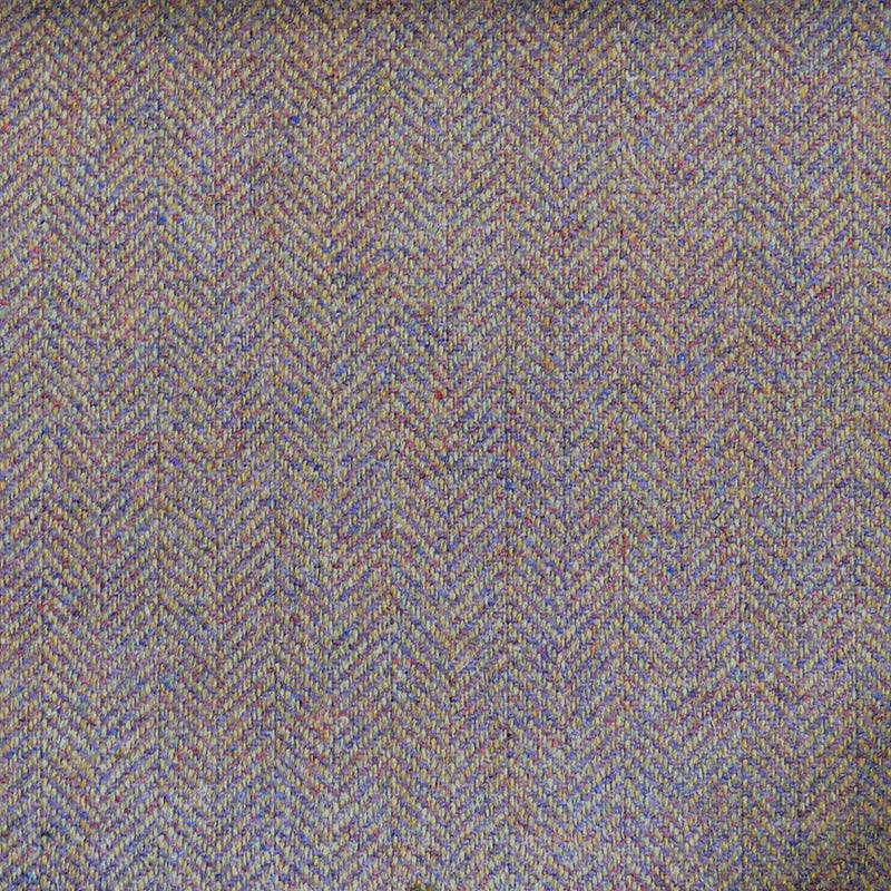Beige & Brown Herringbone Tweed