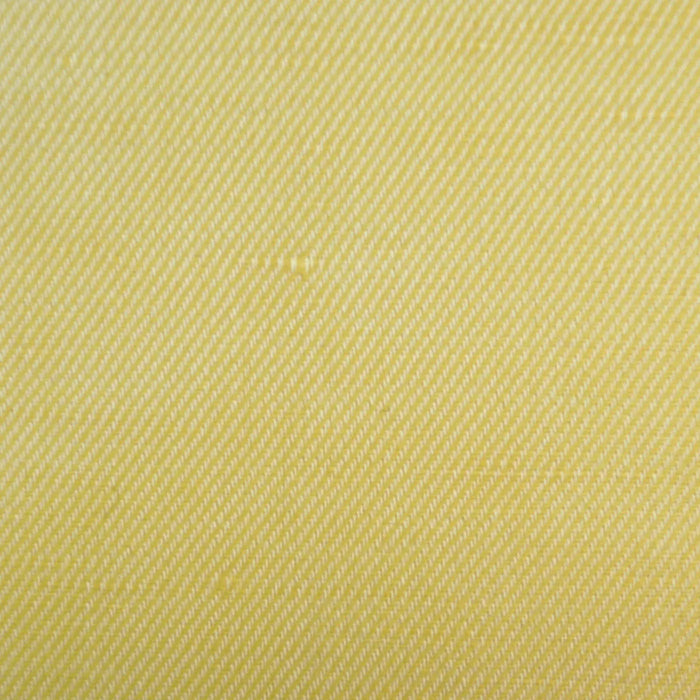 Yellow Plain Twill Cotton & Linen Lightweight Suiting