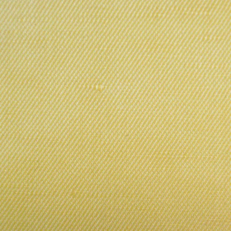 Yellow Plain Twill Cotton & Linen Lightweight Suiting