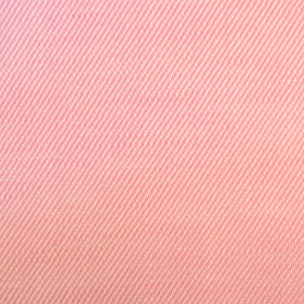Pink Plain Twill Cotton & Linen Lightweight Suiting