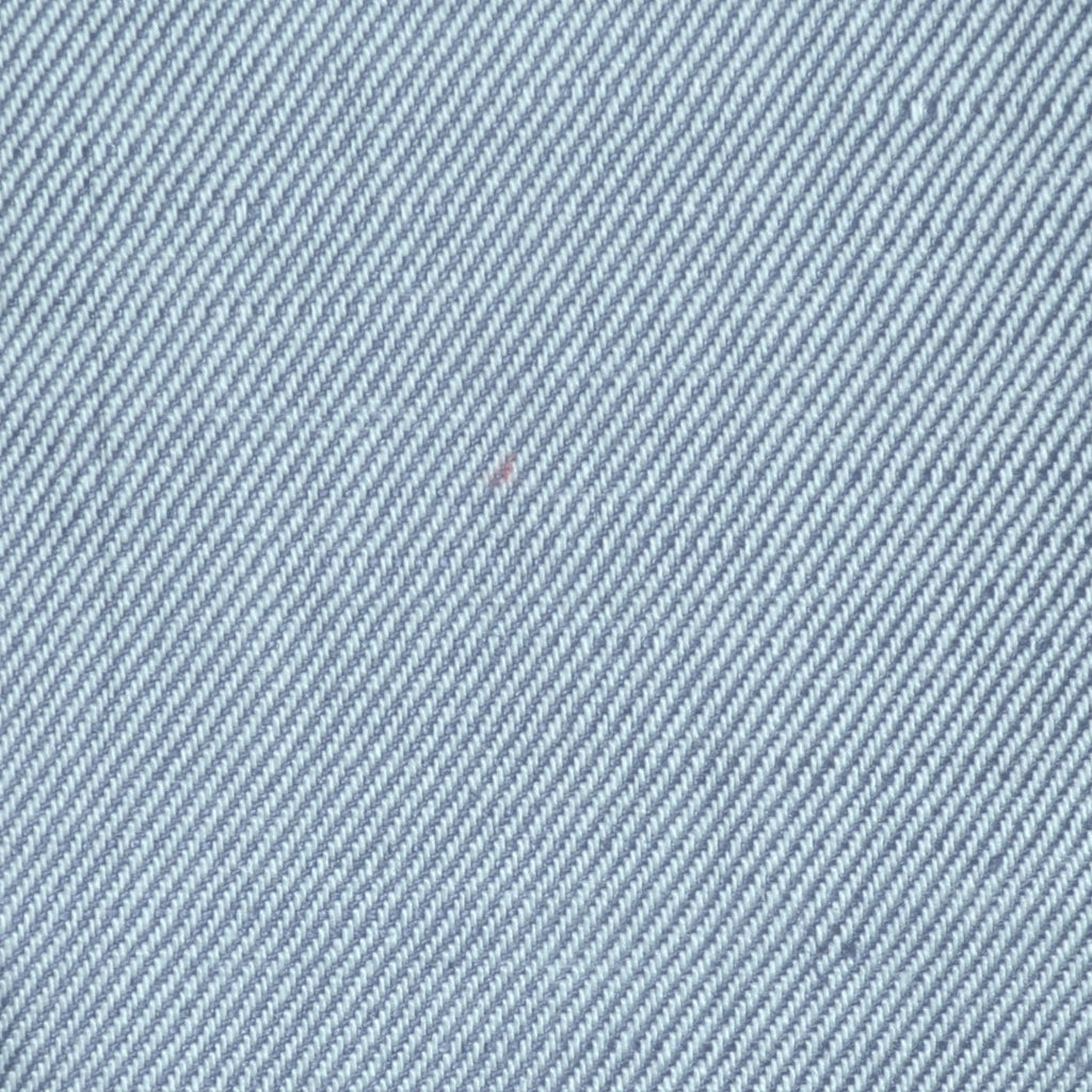 Light Blue Plain Twill Cotton & Linen Lightweight Suiting