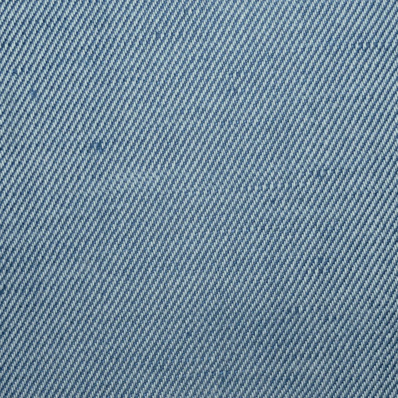 Blue Plain Twill Cotton & Linen Lightweight Suiting