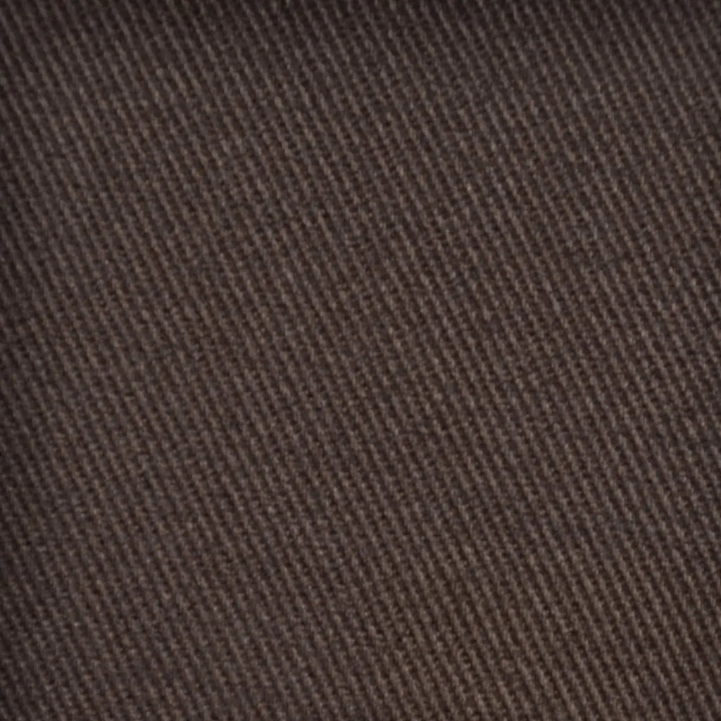 Dark Brown Plain Heavy Twill Cotton