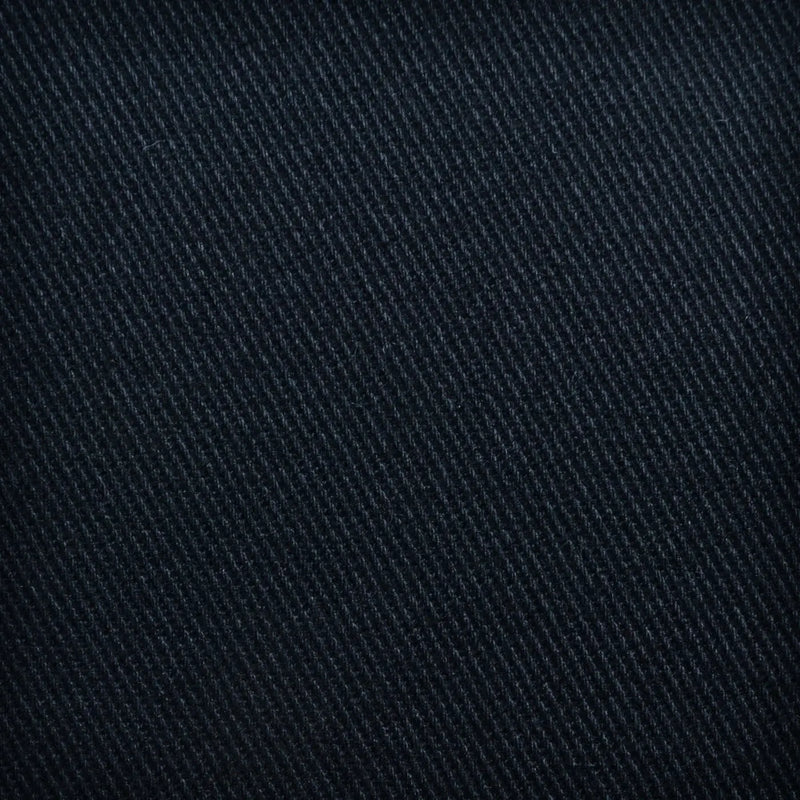 Black Plain Heavy Twill Cotton